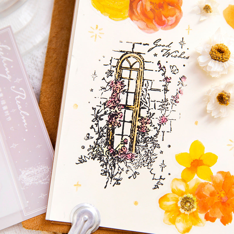 Window of Dreams Scrapbooking Silicone Stamp