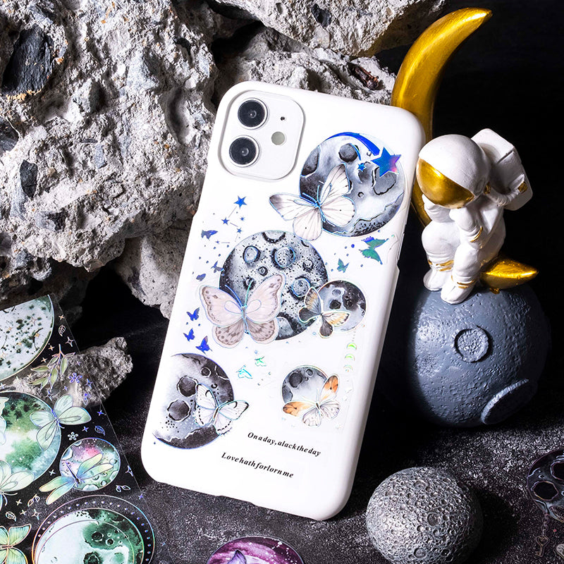 Legend of Stars and Moon Scrapbook Junk Journal PET Tape Sticker