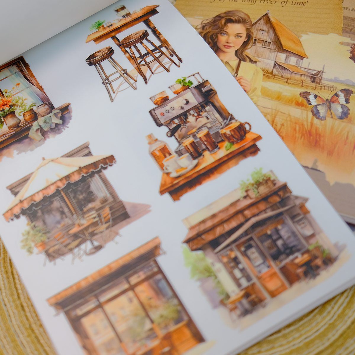 Vintage Sticker Book Vol.4