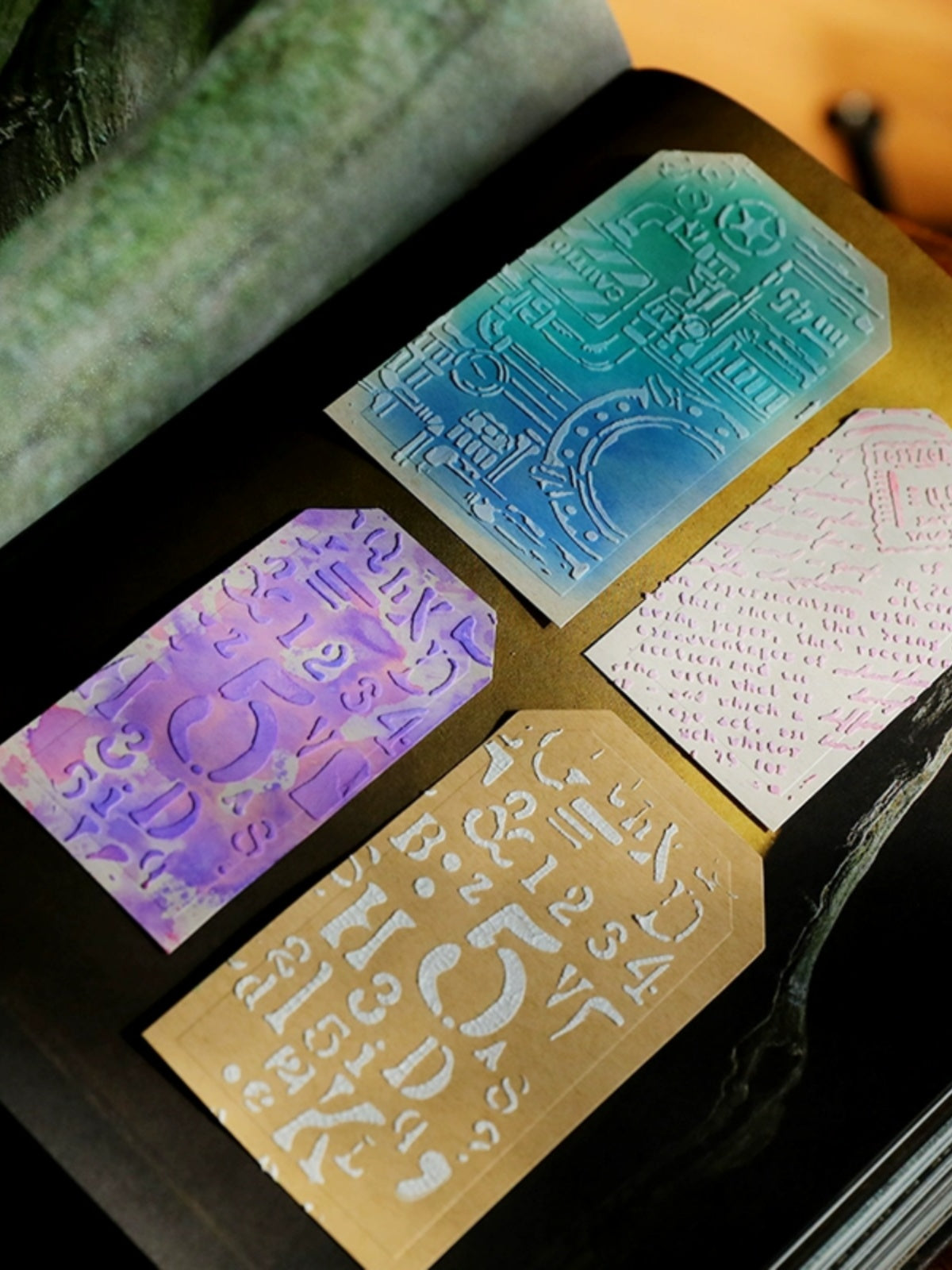 Vintage Mask Stencil