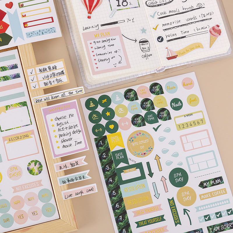 Planner Sticker 1230Pcs