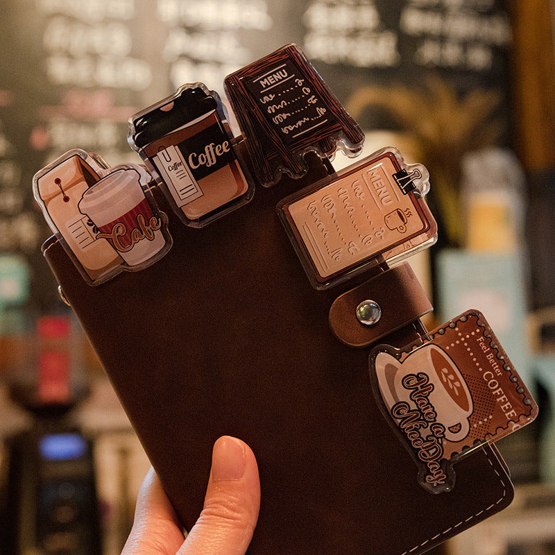Coffee Nostalgia Series Acrylic Clip