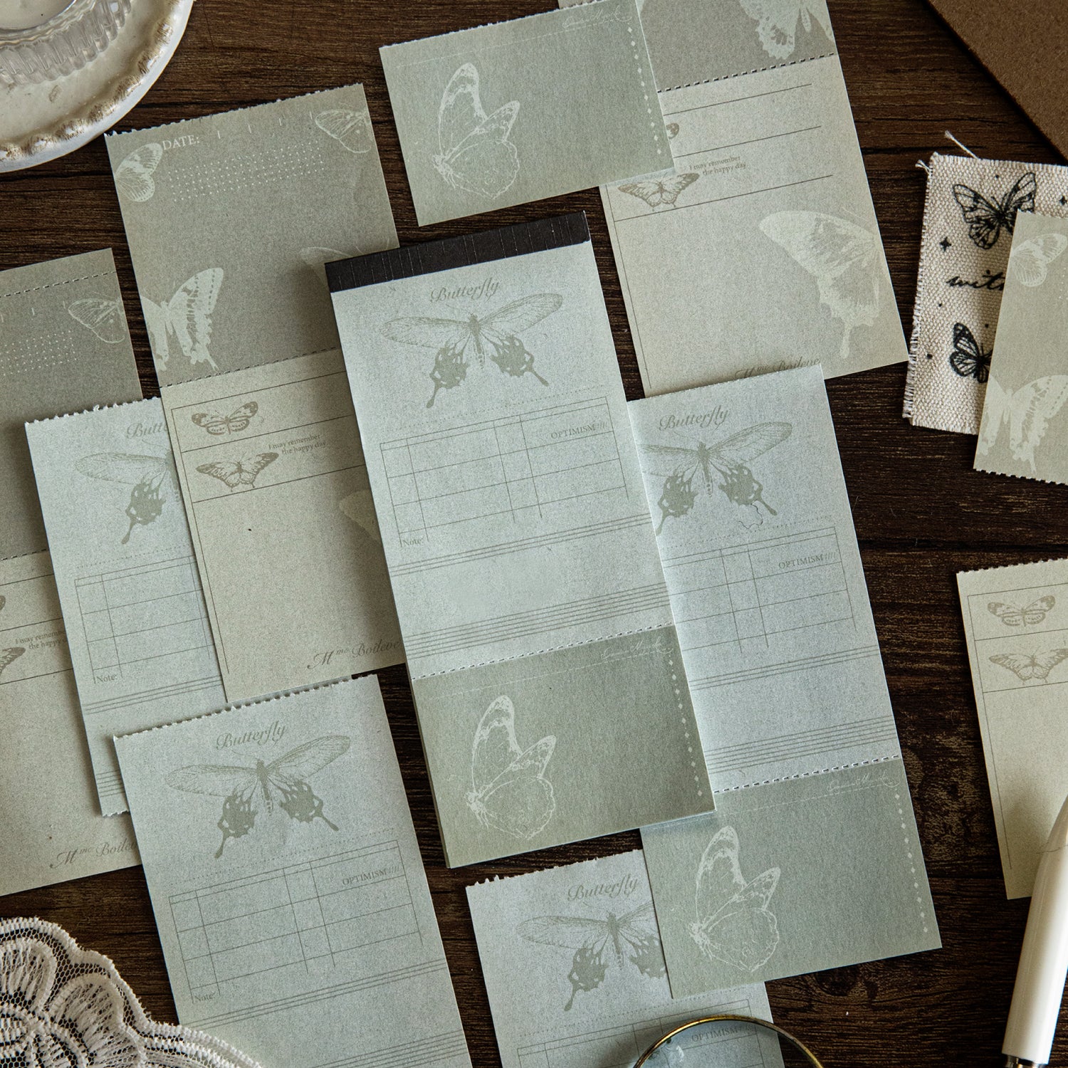 Retro Long Strip Tear-off Notepad