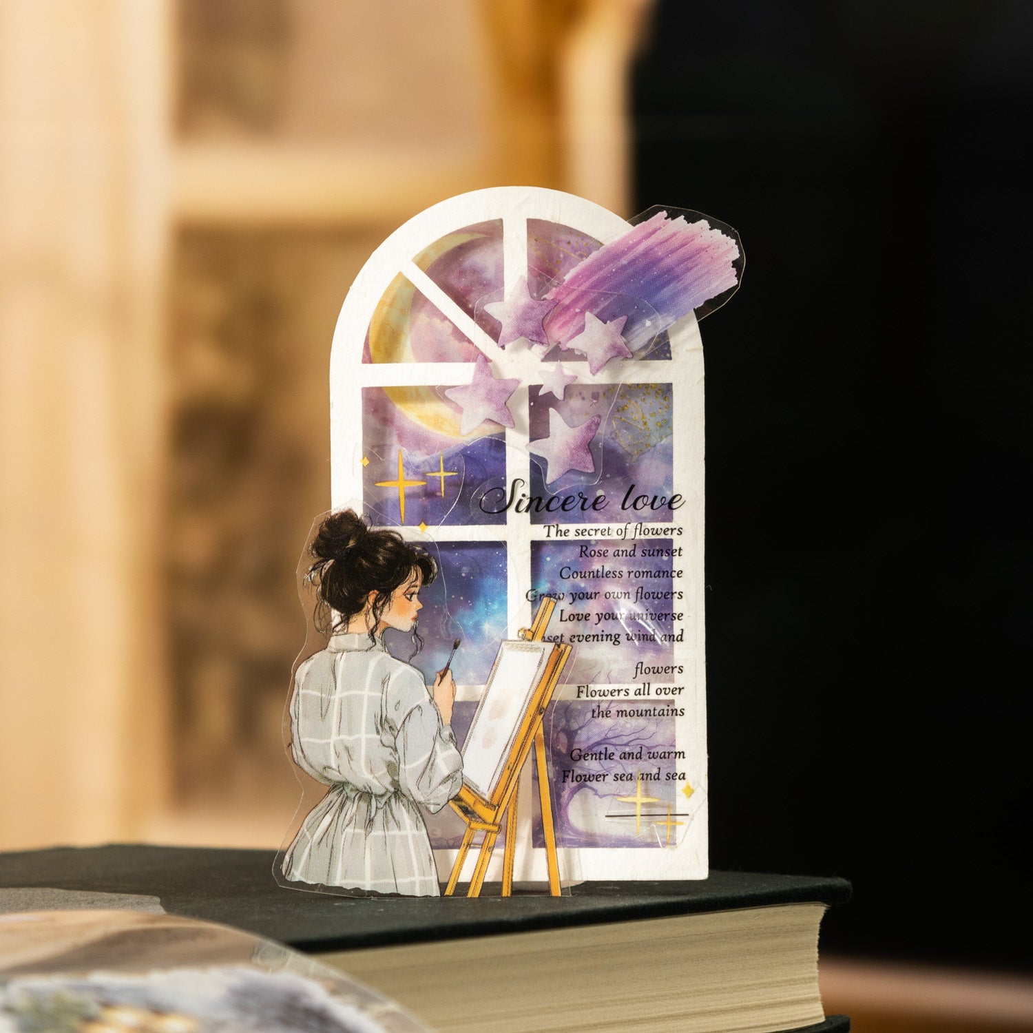 Moonlit Night Curtain Pre-cut PET Tape