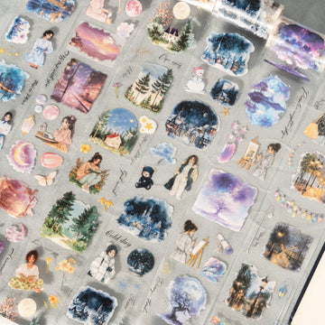 Moonlit Night Curtain Pre-cut PET Tape