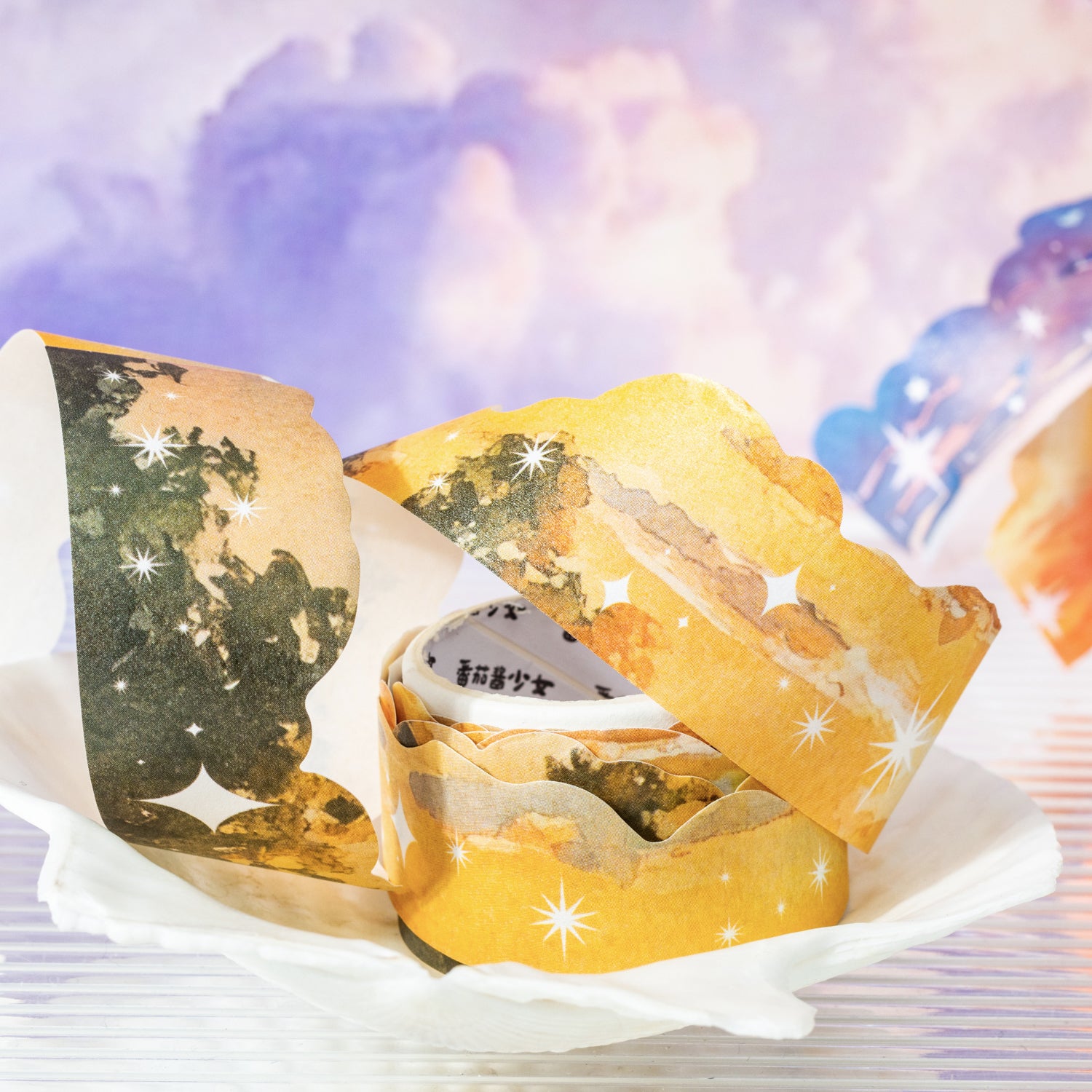 Strolling by the Clouds PET Sticker