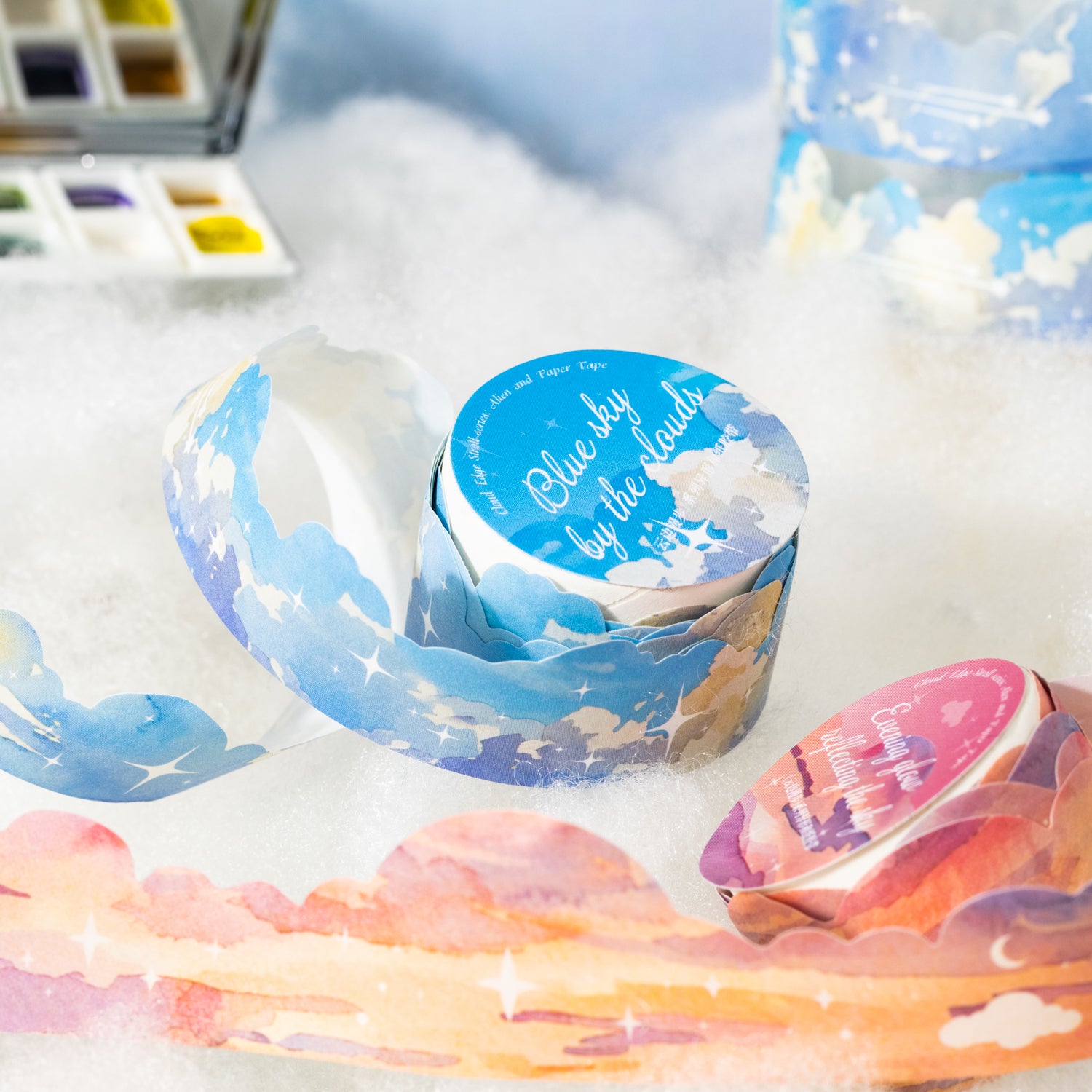 Strolling by the Clouds PET Sticker