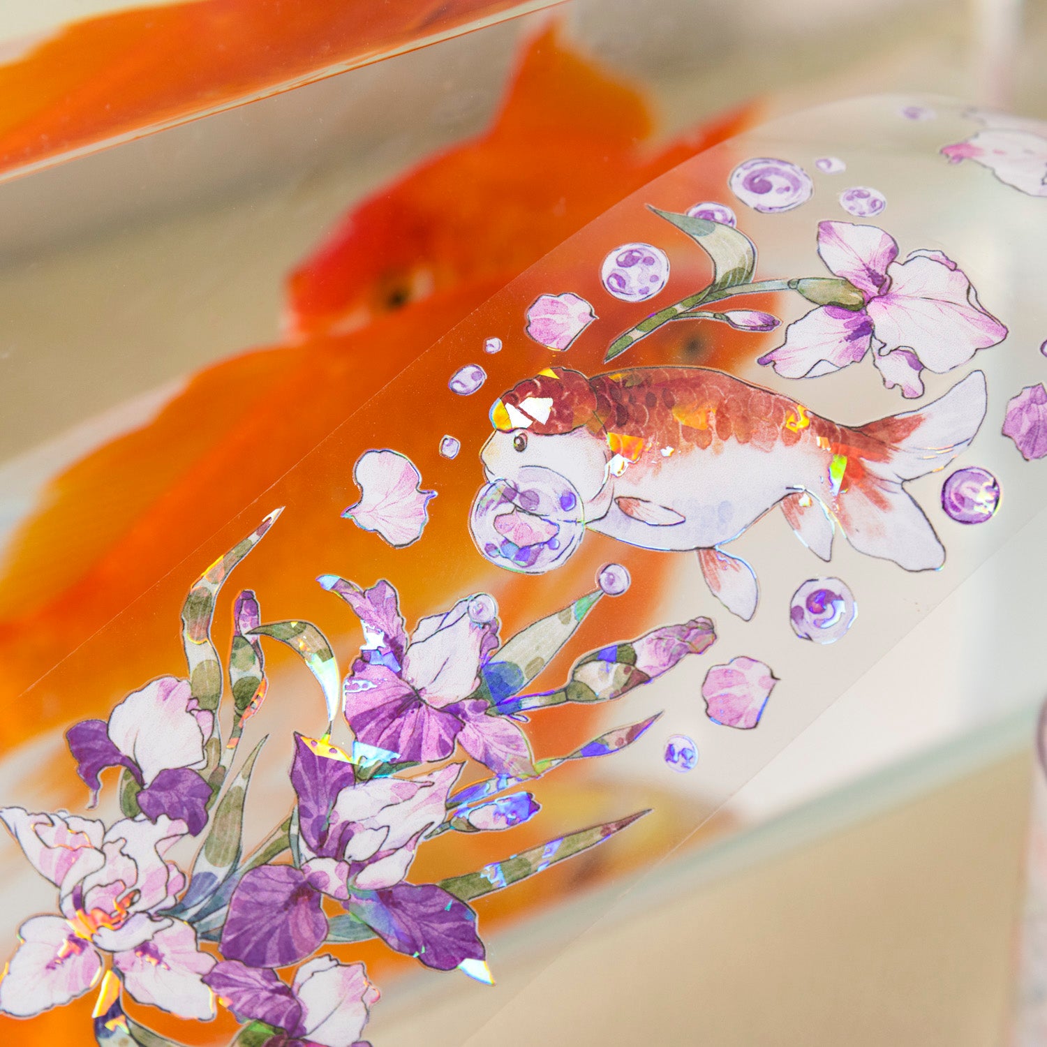 Koi Fish Scrapbook Journal PET Tape