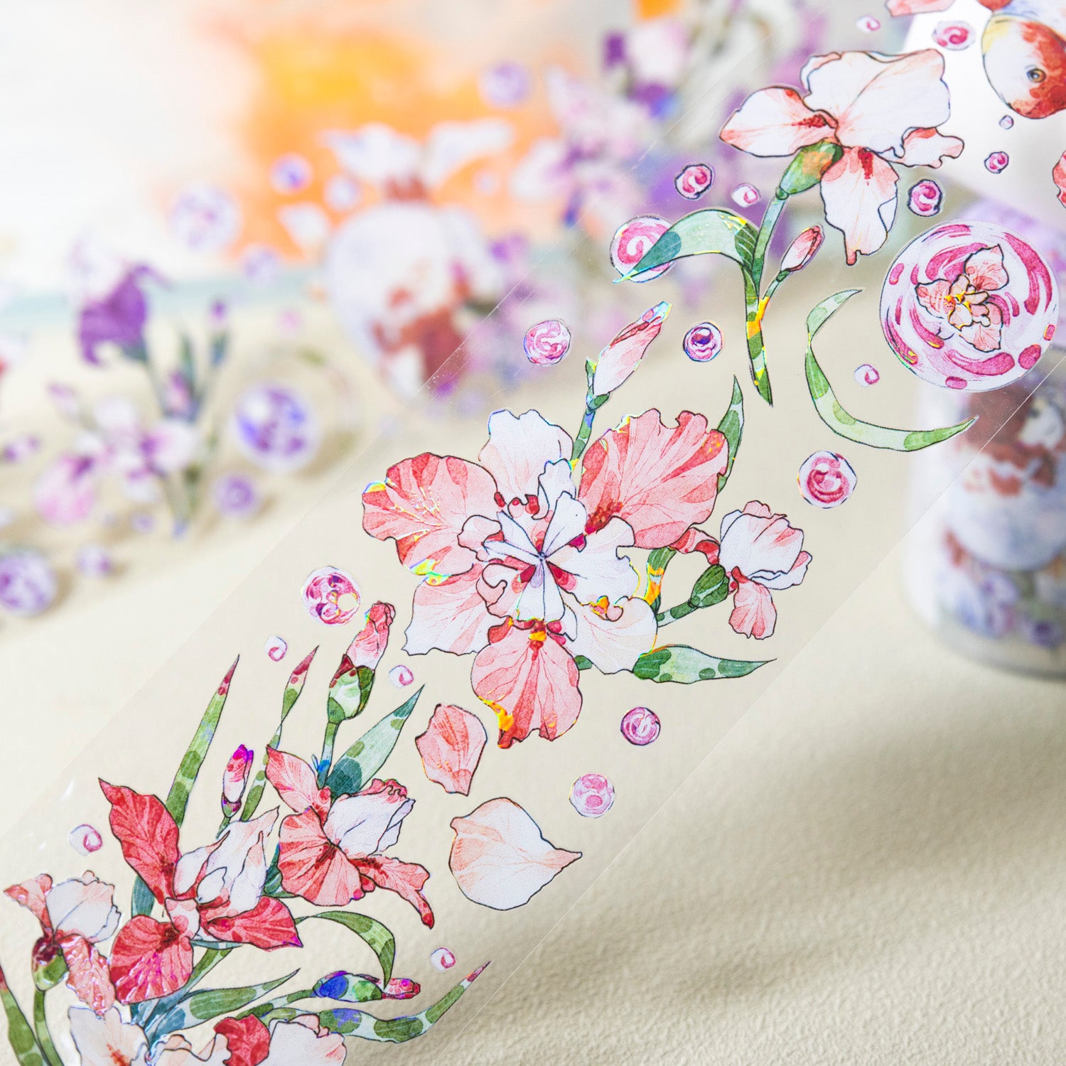 Koi Fish Scrapbook Journal PET Tape