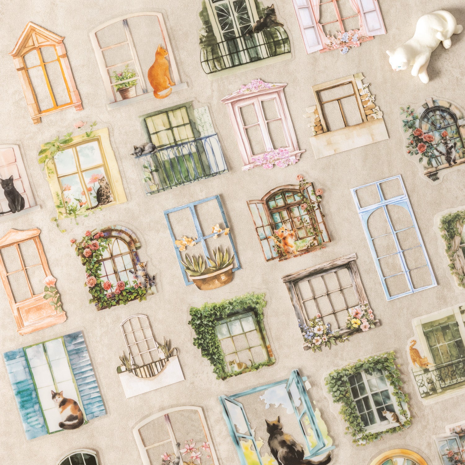 A dream outside the window PET Sticker