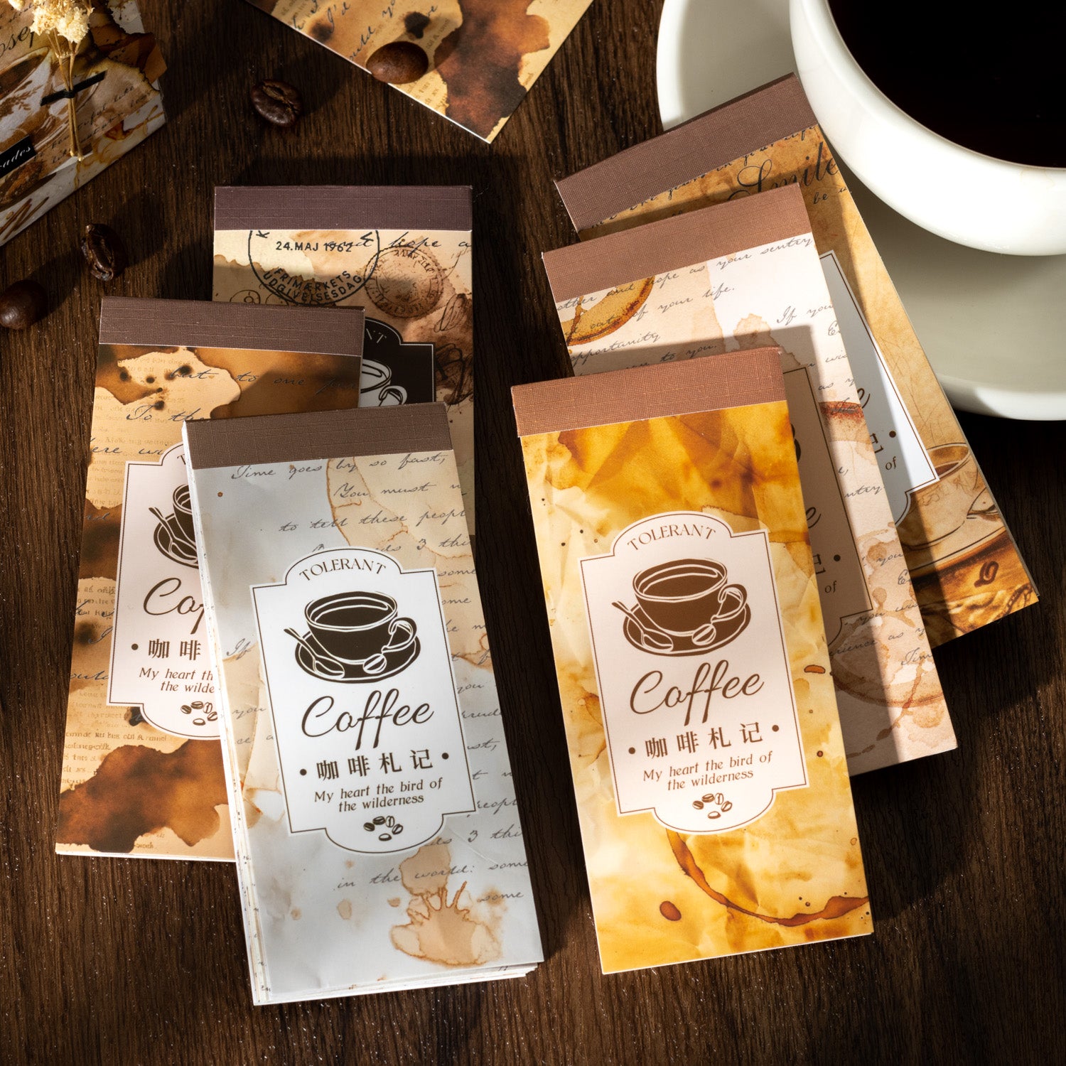 Coffee Notes Washi Sticker and Paper