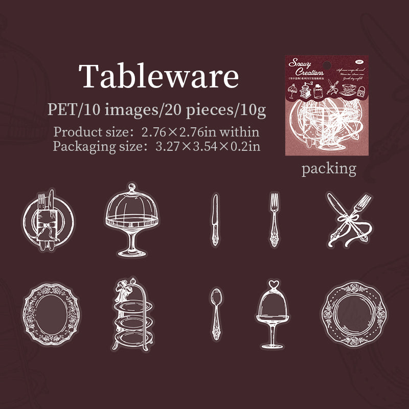 Snow-Creations series PET 3D foam stickers