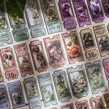 Flower Vintage Series Stickers 