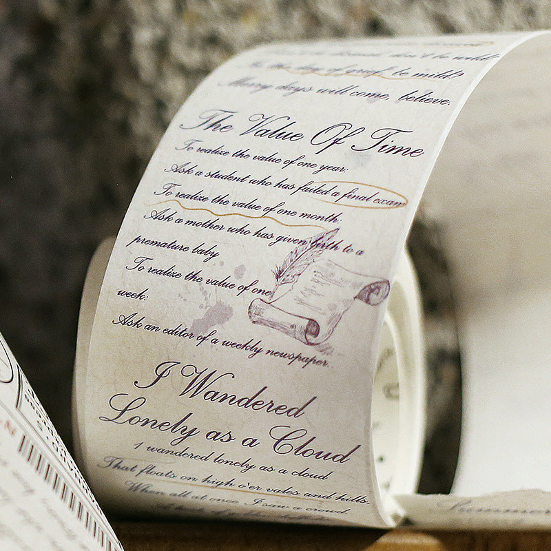 Memoirs of Time series Washi Tape