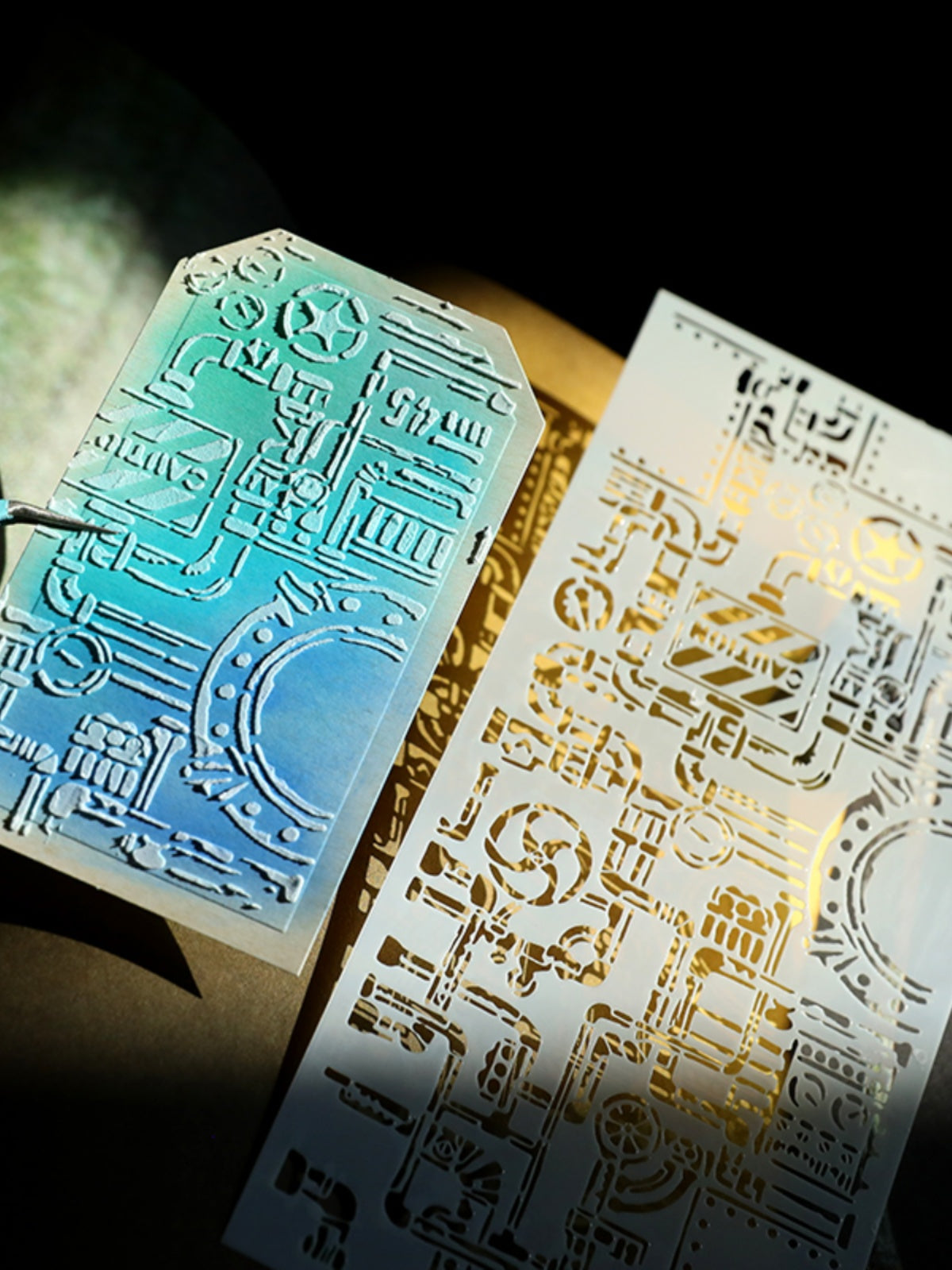 Vintage Mask Stencil