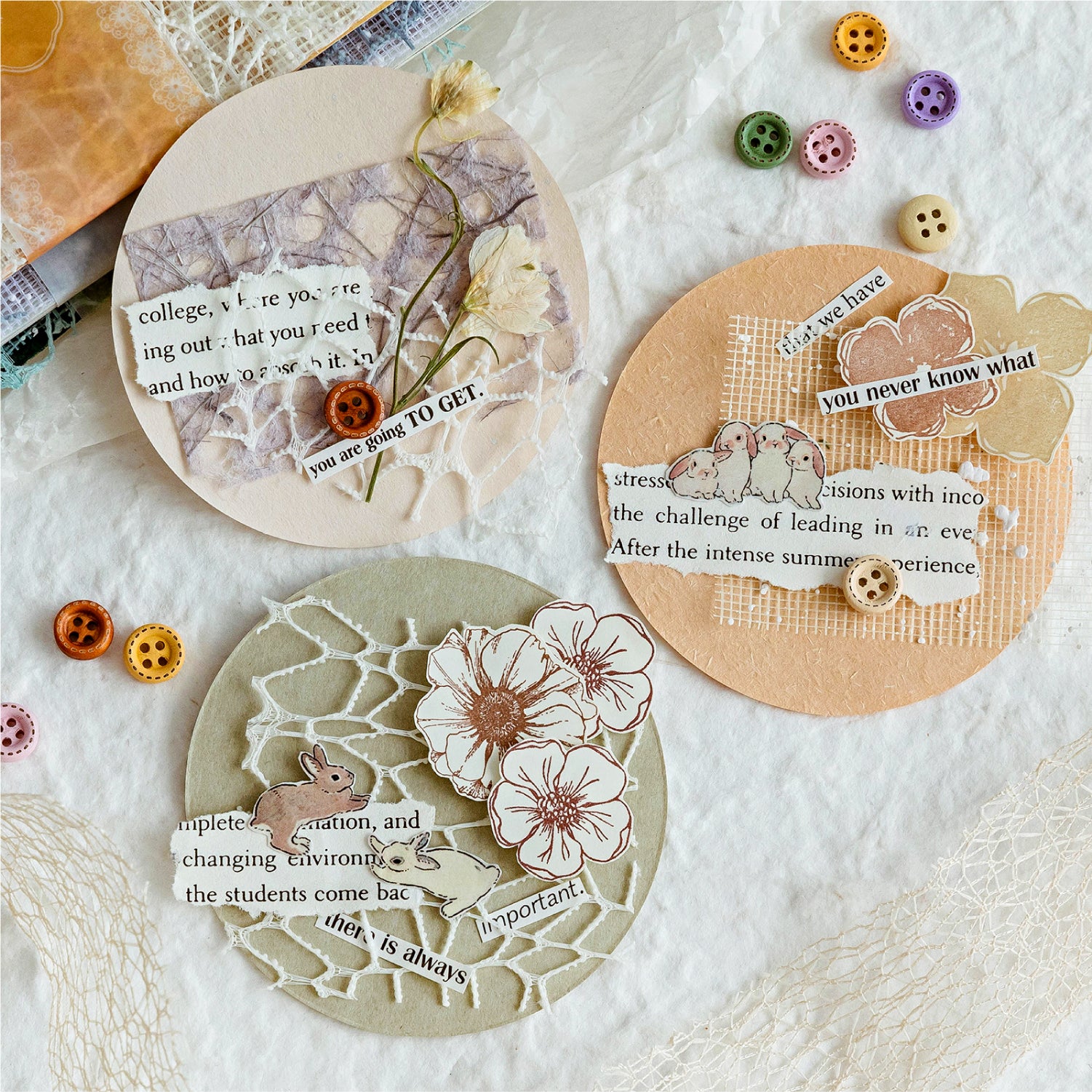 Mixed Media Material Paper