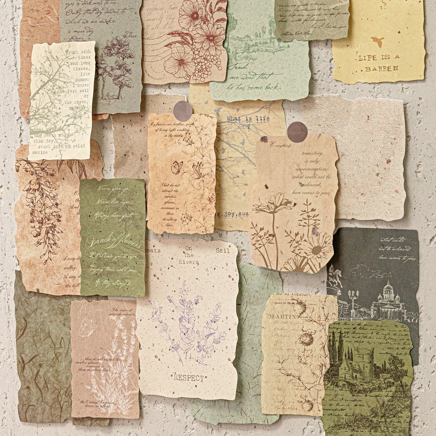 Artist's Notes Scrapbooking Paper