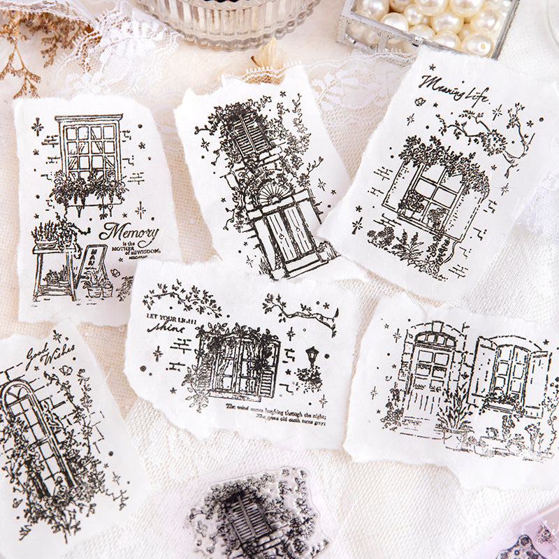 Window of Dreams Scrapbooking Silicone Stamp