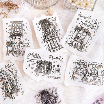 Window of Dreams Scrapbooking Silicone Stamp