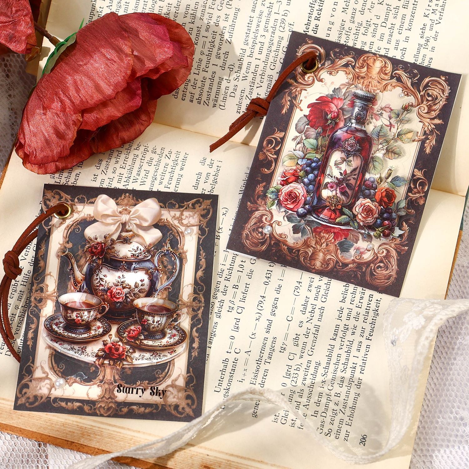 Castle Afternoon Tea PET Sticker