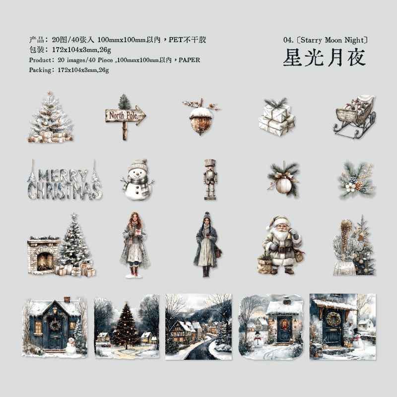 Merry Christmas PET Sticker