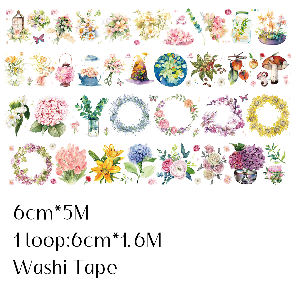 Flower Washi Tape