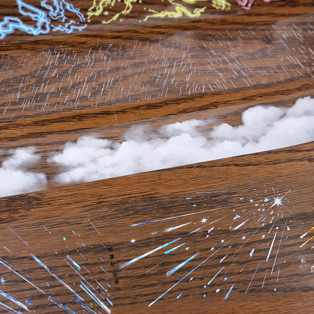 【ZERO】Weather-themed Landscape Tape (5 Styles) (Whole Roll Tape)