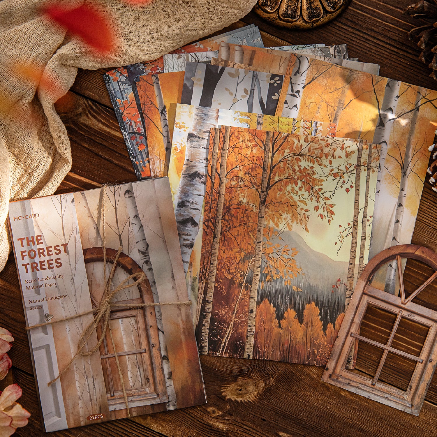 Natural Landscape Series Scrapbook Paper