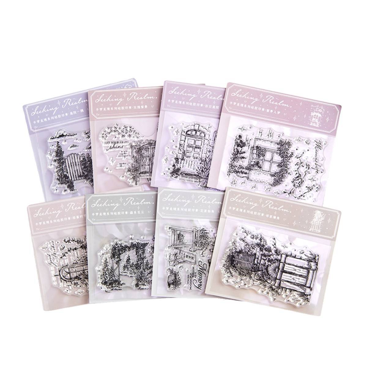 Window of Dreams Scrapbooking Silicone Stamp