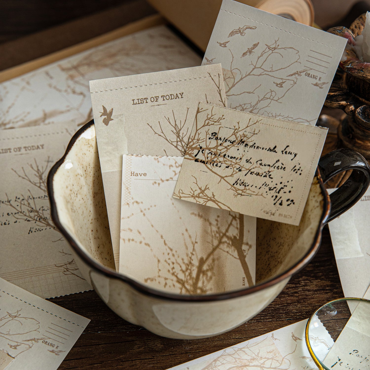 Retro Long Strip Tear-off Notepad