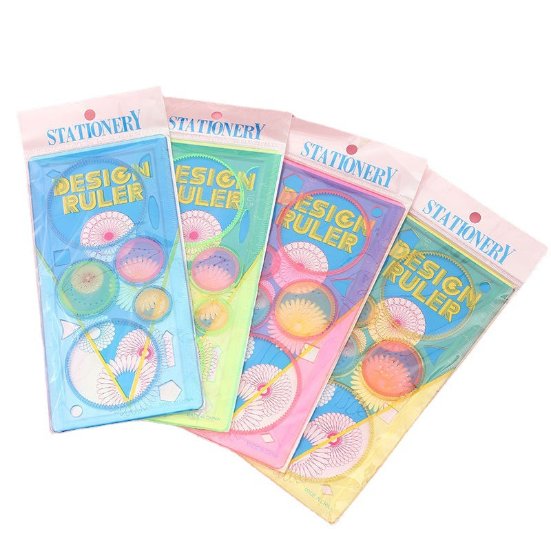 Bullet Journal Circular Pattern Ruler Set