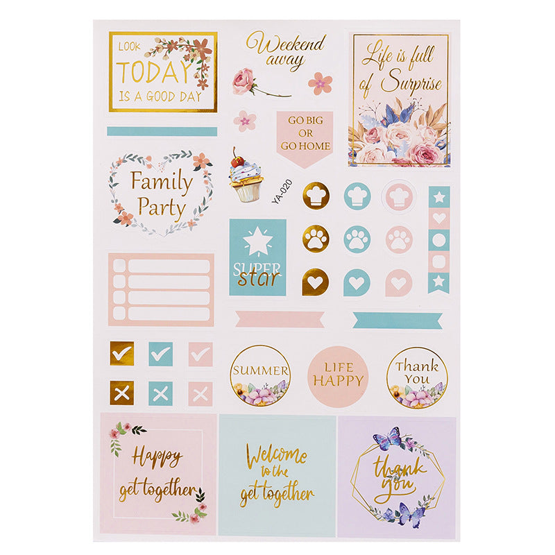 Planner Sticker 1230Pcs