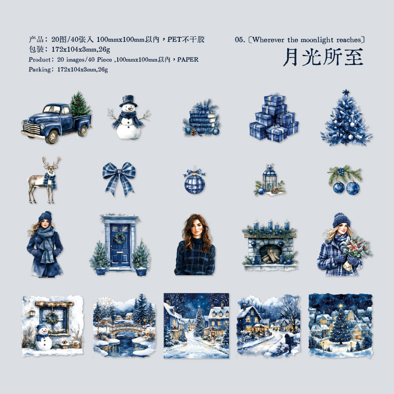 Merry Christmas PET Sticker