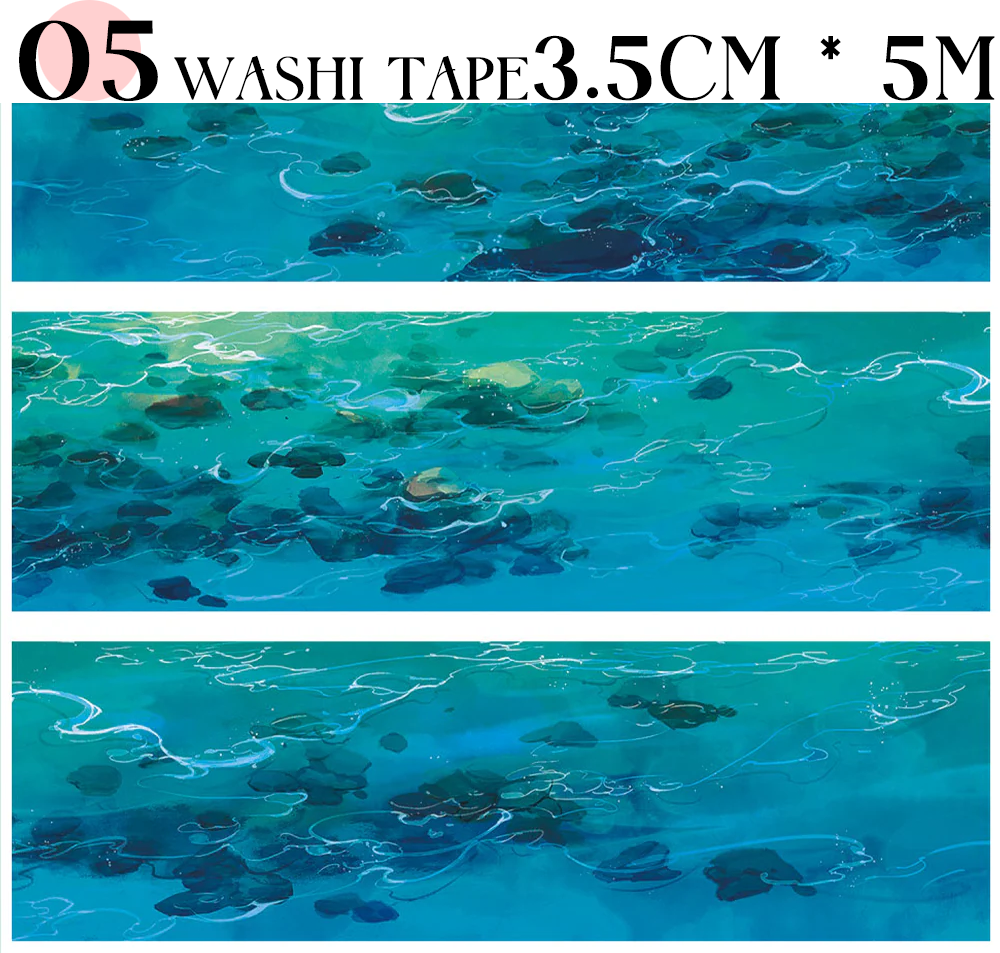 【ZERO】Waves/ Rivers / Water Surfaces Landscaping Tape(12 Styles)(Whole Roll Tape)