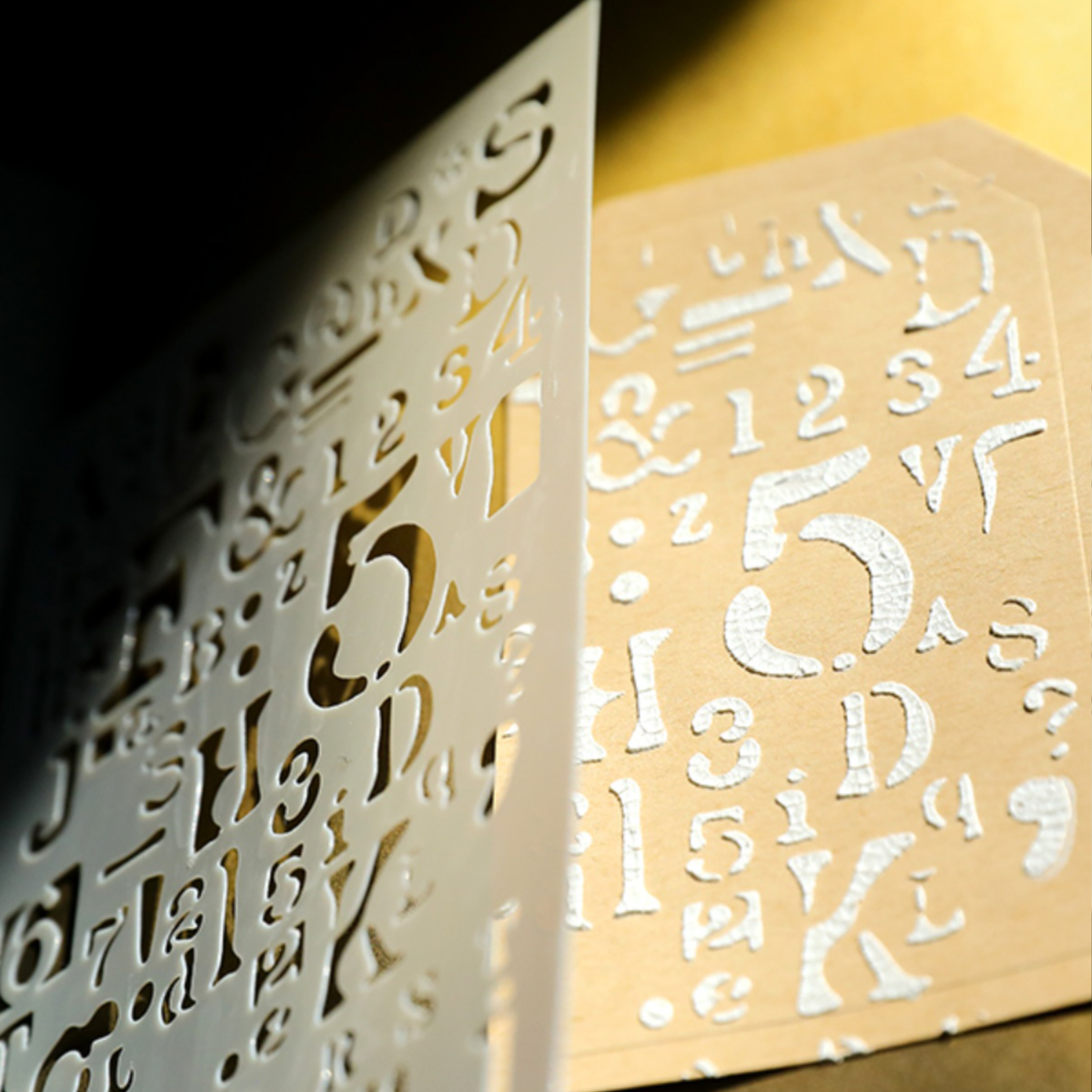 Vintage Mask Stencil