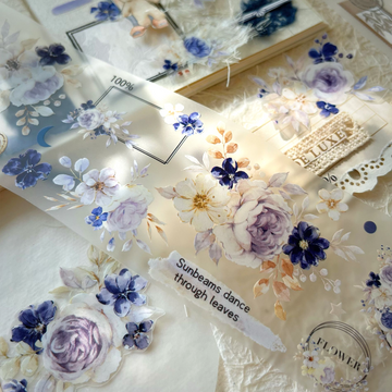 Winter Flowers PET Tape (6cm*120mm)