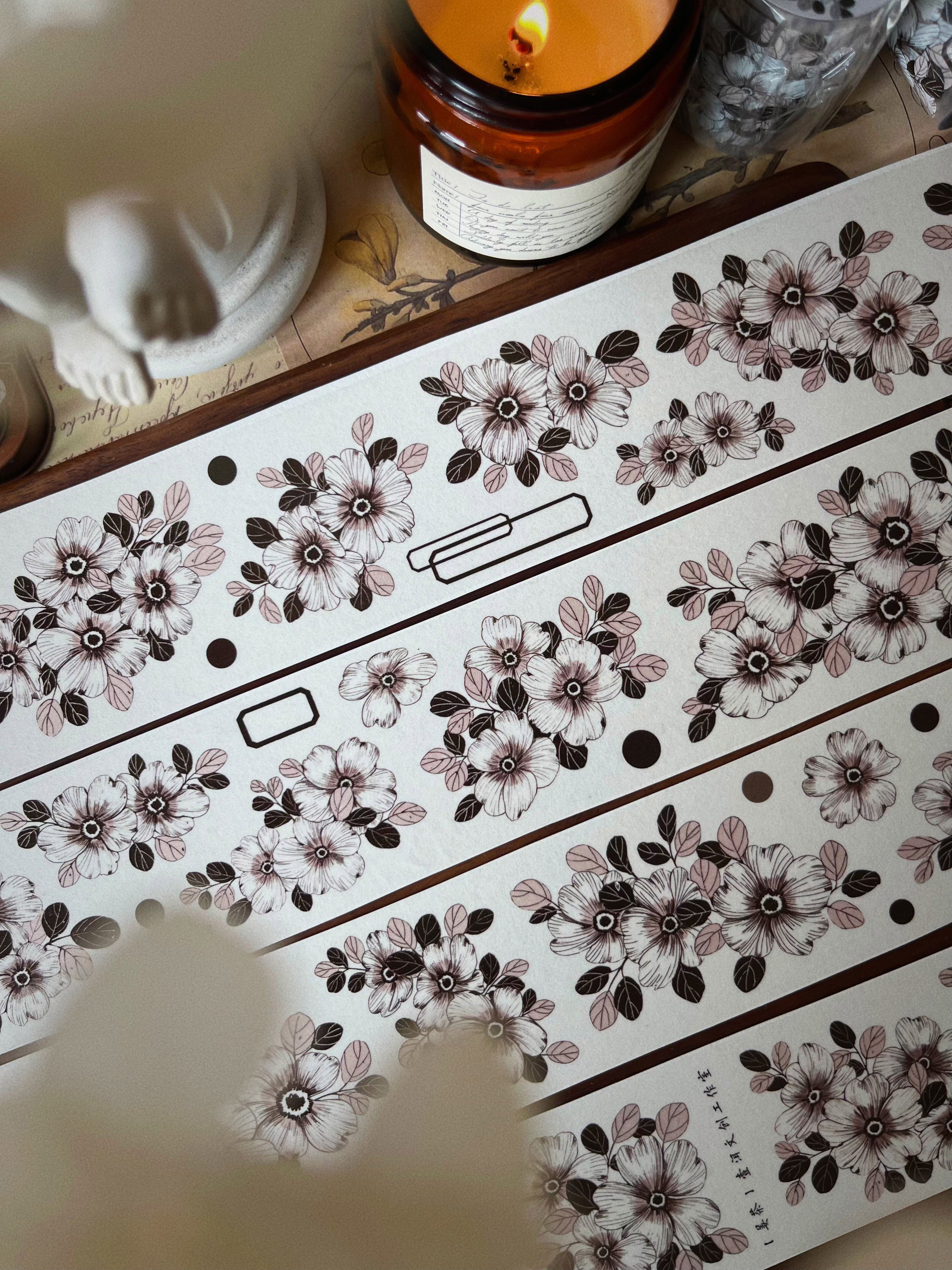 Ginger Camellia Flower Tape (5cm*100cm)