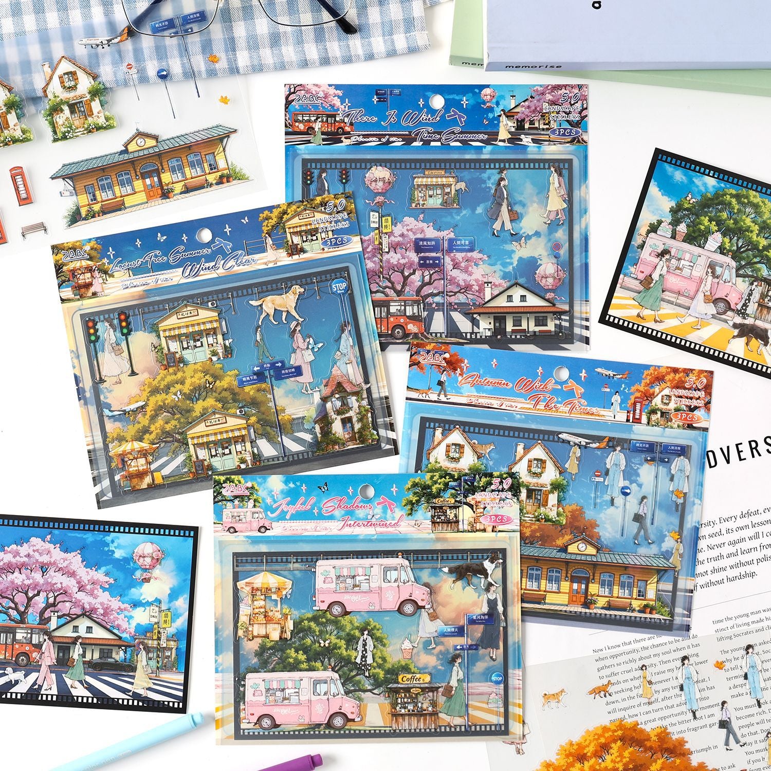 Film Time Landscaping Sticker