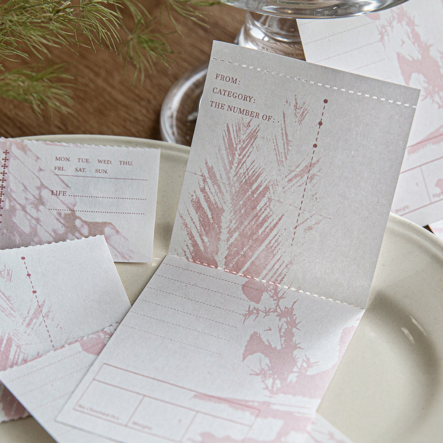 Retro Long Strip Tear-off Notepad