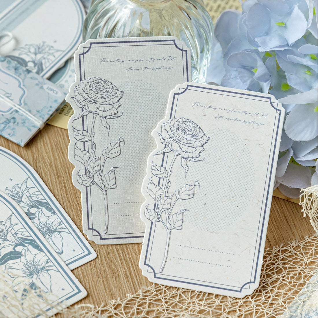 Blooming Bouquet Series Embossed Note Paper