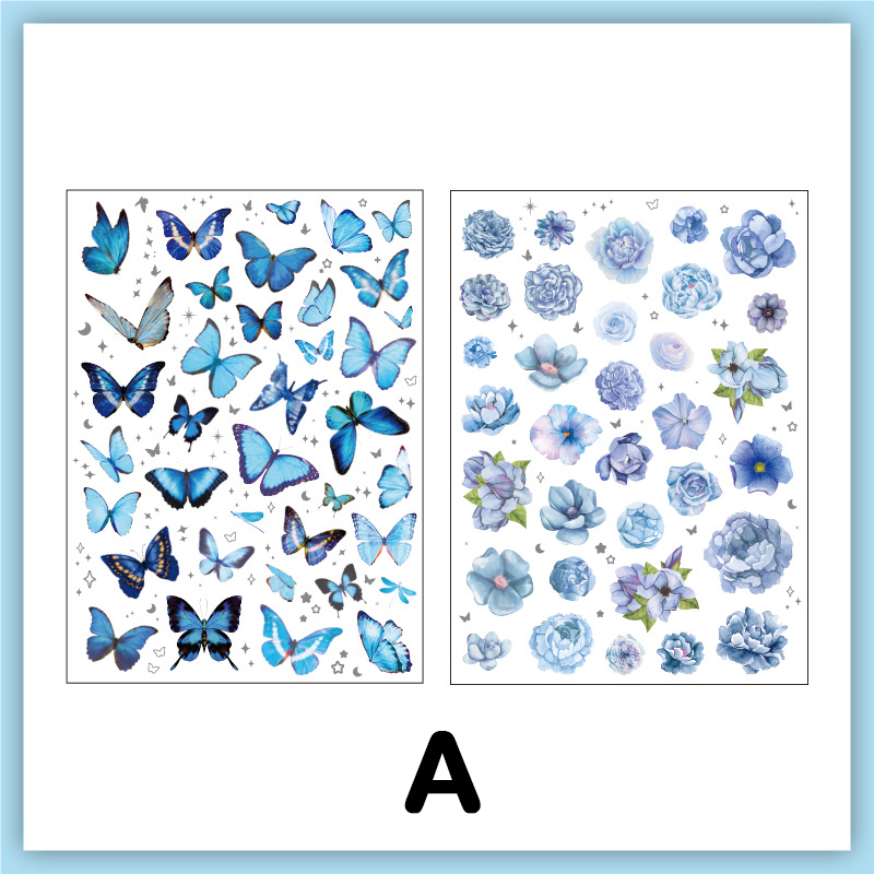 Butterfly Kite View Garden Stickers For Scrapbooking