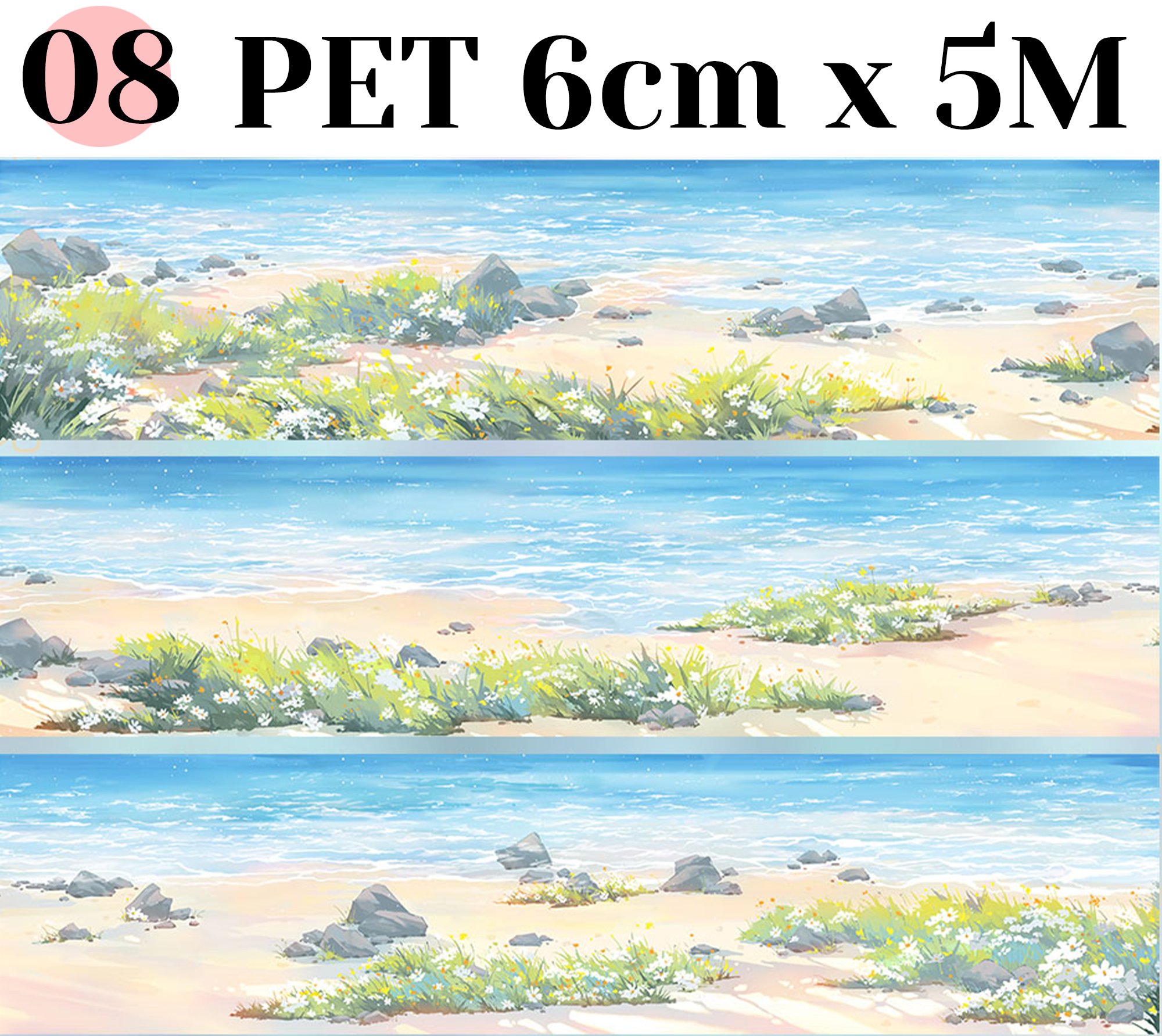 【ZERO】Waves/ Rivers / Water Surfaces Landscaping Tape(12 Styles)(Whole Roll Tape)