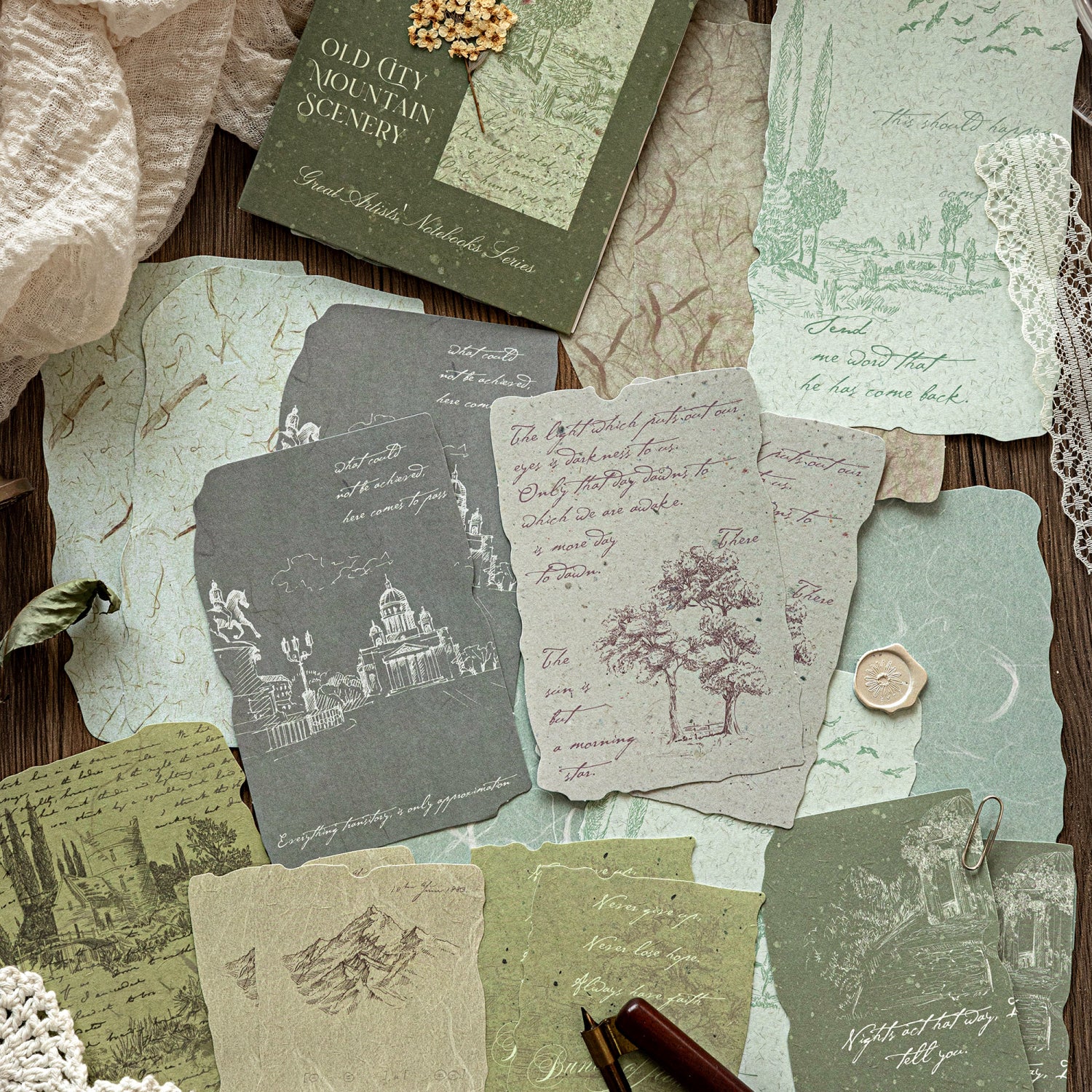 Artist's Notes Scrapbooking Paper