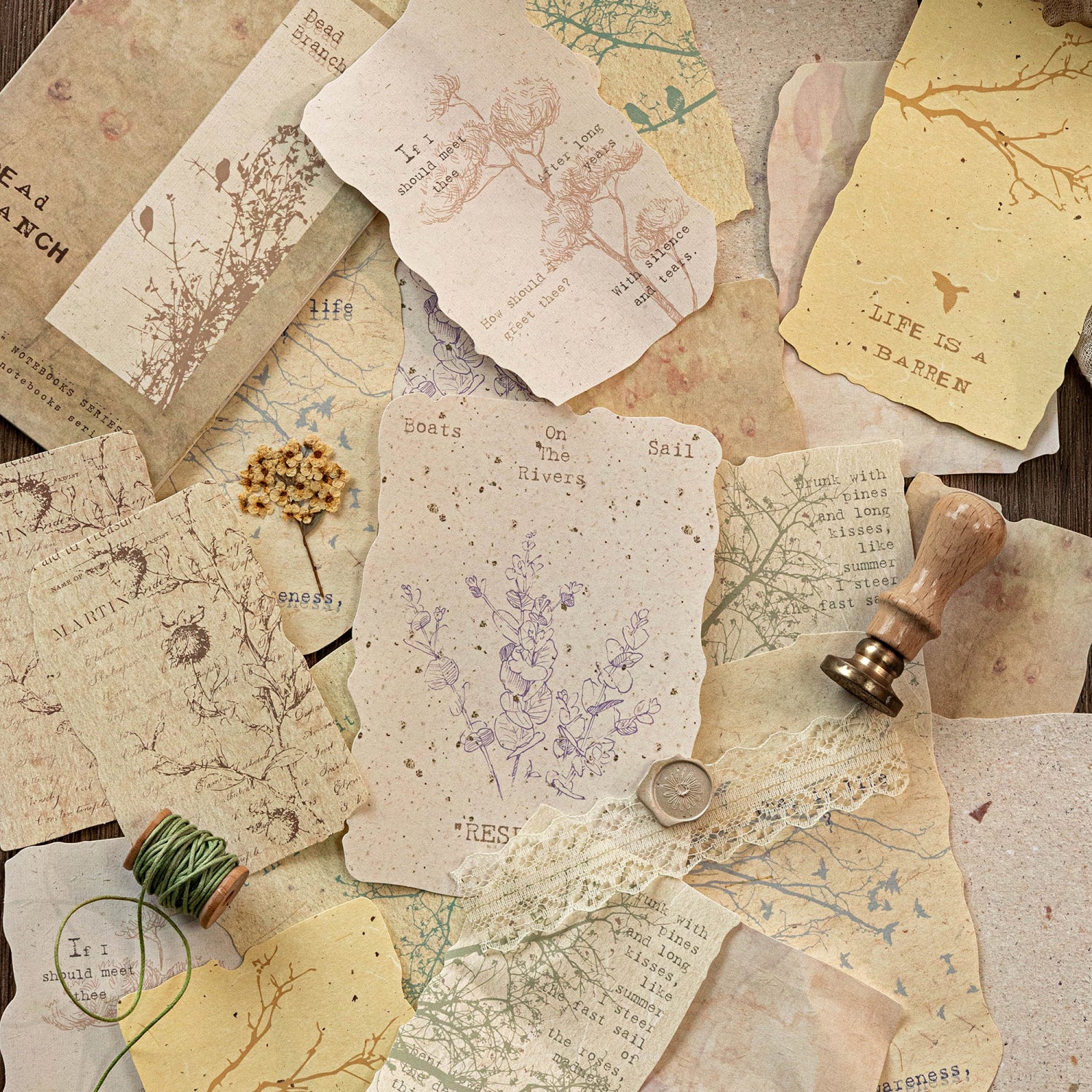 Artist's Notes Scrapbooking Paper