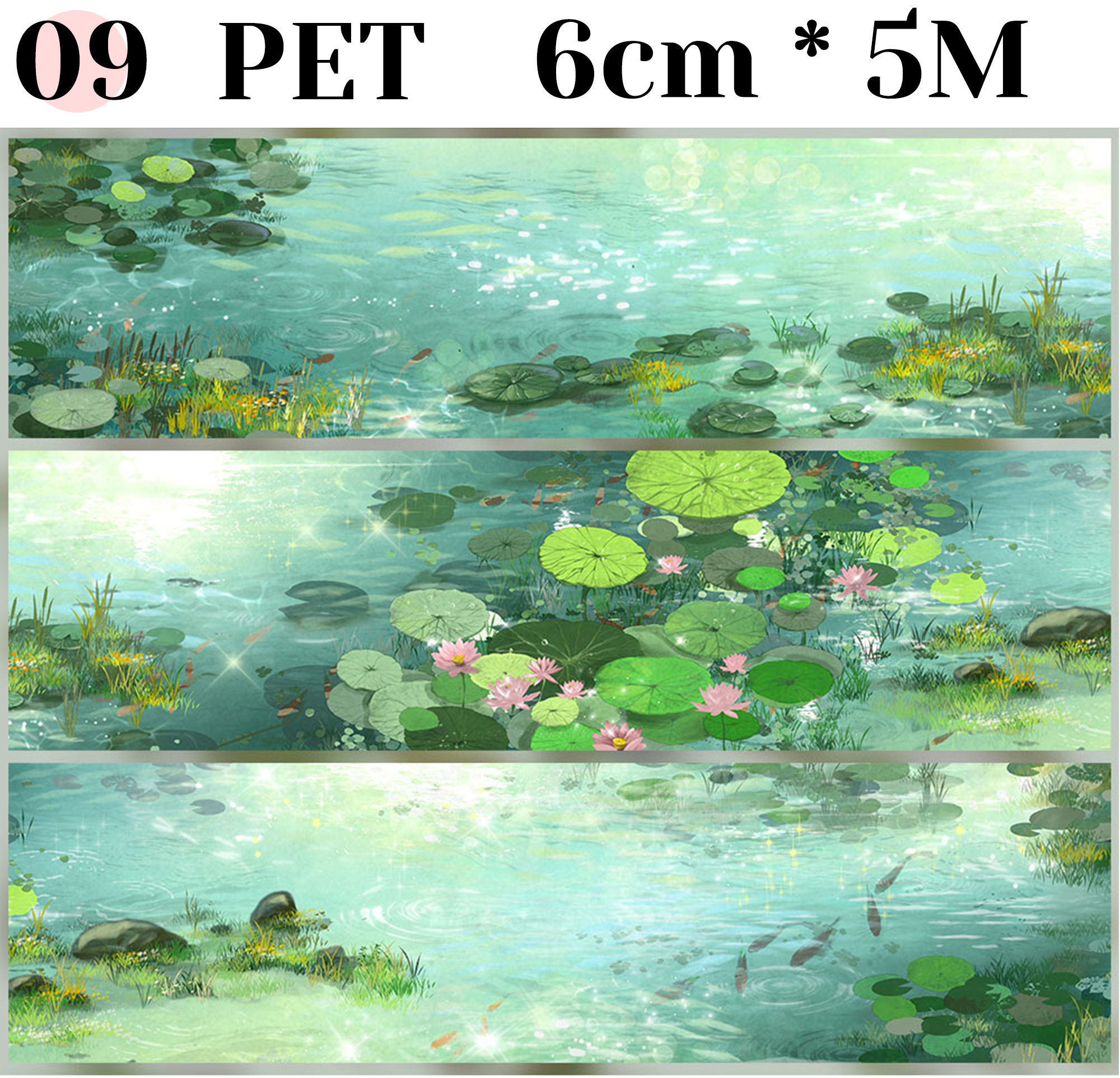 【ZERO】Waves/ Rivers / Water Surfaces Landscaping Tape(12 Styles)(Whole Roll Tape)