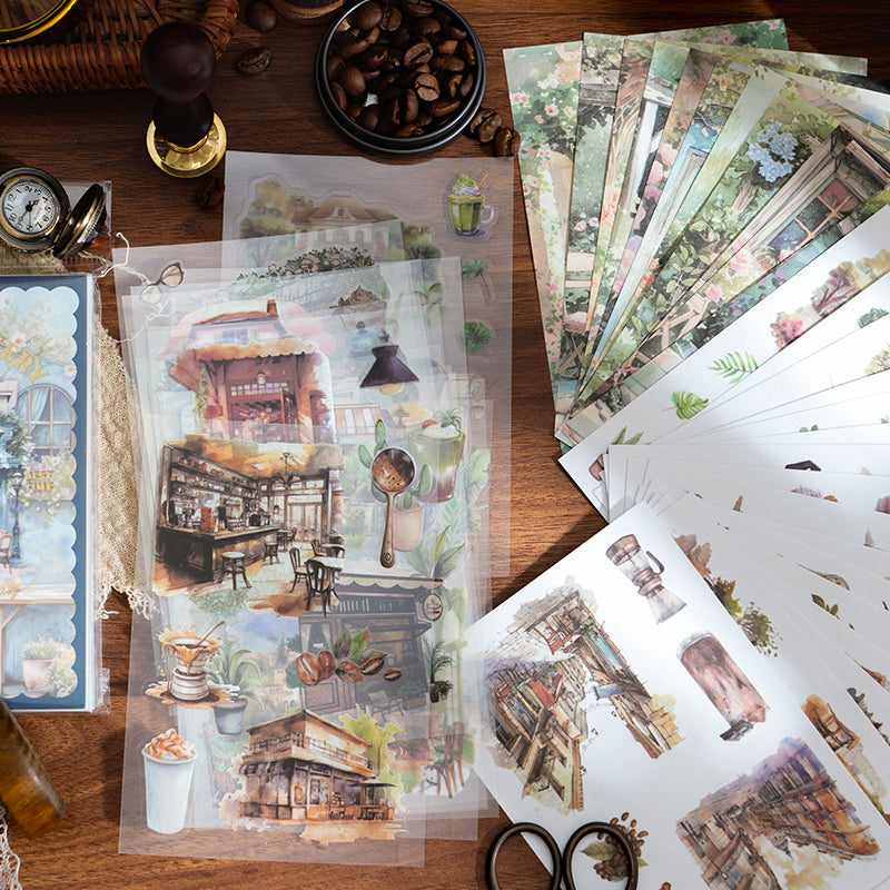 Gentle Wind Pre-cut Sticker and Paper Book