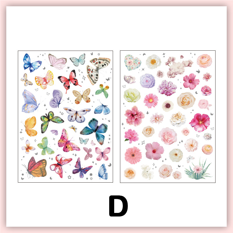 Butterfly Kite View Garden Stickers For Scrapbooking