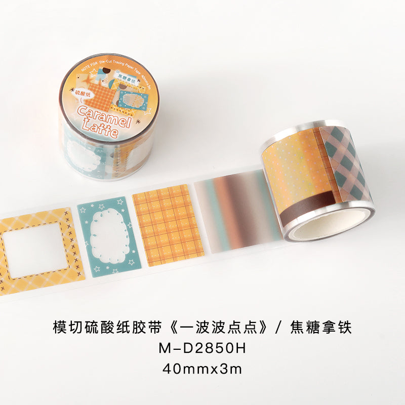 Cute Polka Dots Pre-cut Vellum Tape