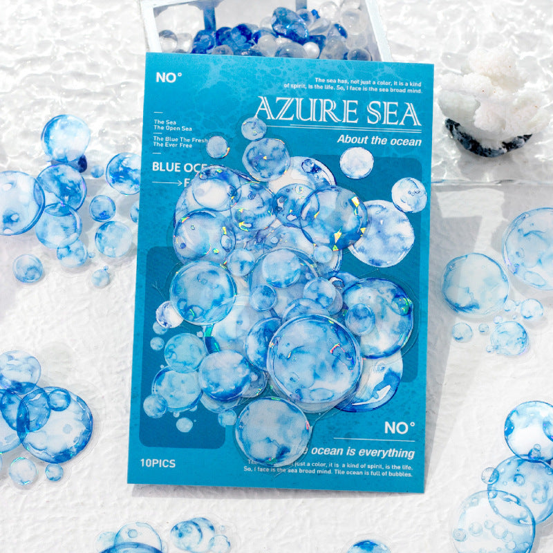 Blue Sea PET Sticker