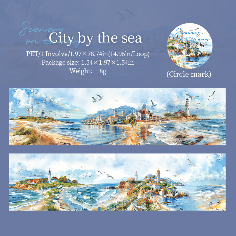 Scenery Along The Way PET Sticker